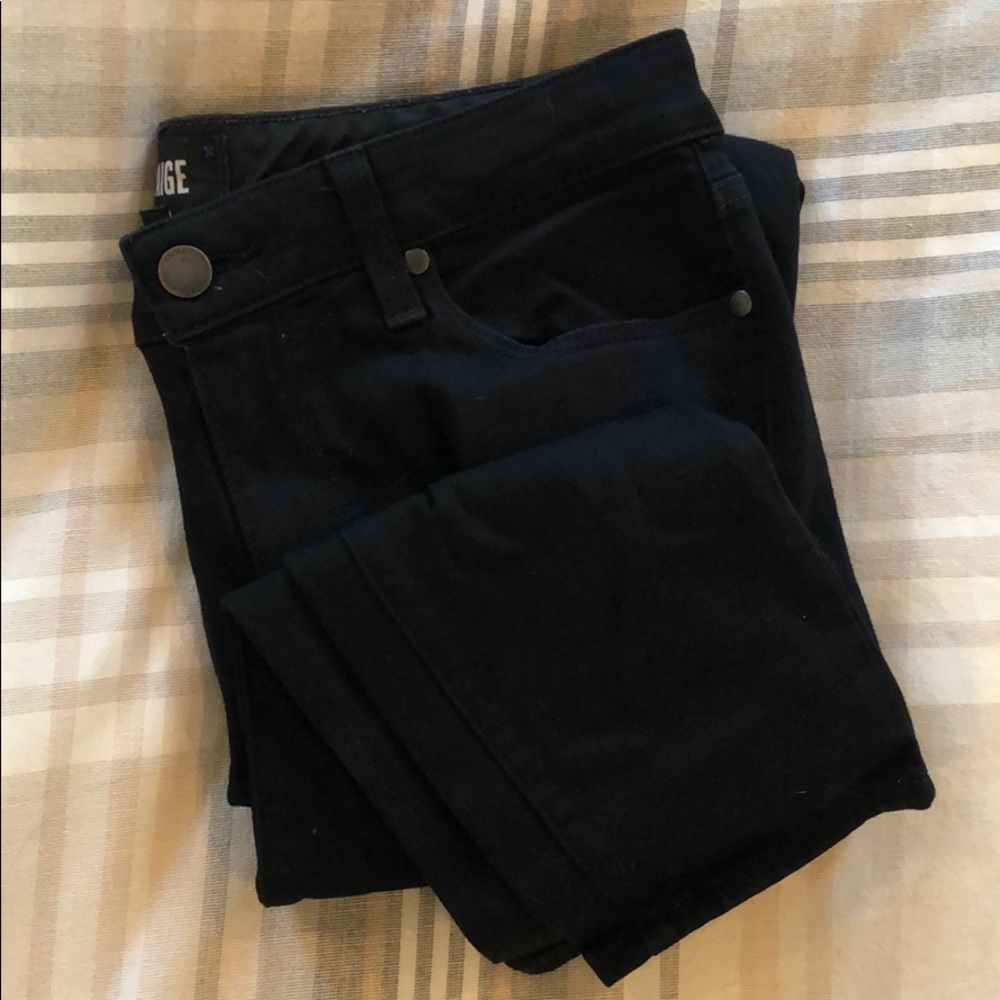 Paige Denim Black Skinny Jeans